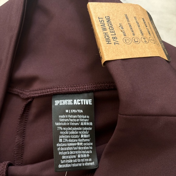 Victoria’s Secret Pink Athletic Leggings BRAND NEW! - Picture 2 of 5